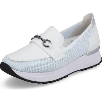 Dámské polobotky DÁMSKÉ POLOBOTKY RIEKER N7455-80 MODRÁ Barva: MODRÁ, Velikost: 38