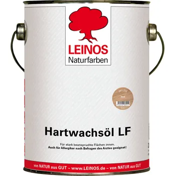 Olej na dřevo LEINOS naturfarben LEINOS 291.202 Tvrdovoskový olej LF bílý 2,5 L