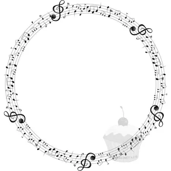 Jedlá dekorace na dort Caketools Jedlý papír "Hudba 23" A4