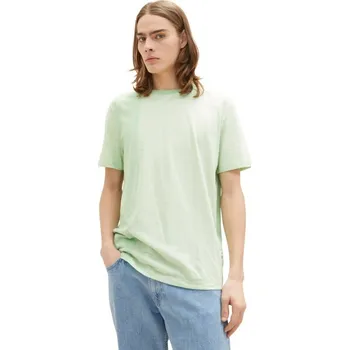 TOM TAILOR DENIM ® PÁNSKÉ TRIKO PRUH-ZELENÉ XL