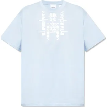 Pánské tričko BURBERRY Light Blue tričko S Modrá