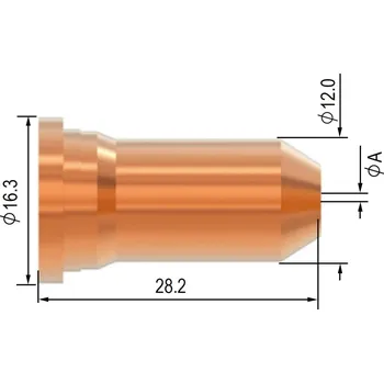 Příslušenství ke svářečce PARKER TORCHOLOGY Dýza PARKER SCP 120 - 1,5 mm (110 A) - řezání s odstupem 5020