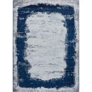 Koberec Dywany Łuszczów Kusový koberec Core A004 Frame blue/grey Rozměry koberců: 160x220