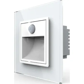 Elektrická zásuvka LIVOLO Schodišťové osvětlení s PIR senzorem 230V – kompletní – bílá barva