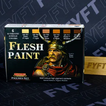 Speciální výtvarná barva Set barev Flesh Paint CS13 (LifeColor)