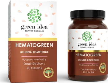 Přírodní produkt Topvet Green Idea Hematogreen 90 tob.