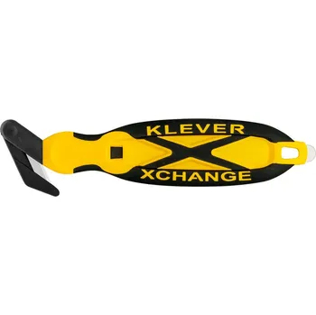 Pracovní nůž Žlutý plastový bezpečnostní nůž KLEVER XCHANGE XC-30 - 87398630