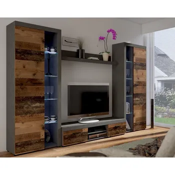 Obývací stěna Obývací stěna PUERTO XL matera/dub old style