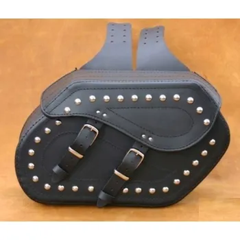 Zavazadlo na motocykl Kožené brašny na motorku S22, 49x29x20cm - bez nýtů