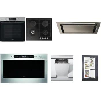 Set domácích spotřebičů WHIRLPOOL OMSK58HU1SX + WHIRLPOOL GOFL 629/NB + WHIRLPOOL WCT3 64 FLB X + WHIRLPOOL AMW 439 IX + WHIRLPOOL WSIC 3M27 C + WHIRLPOOL ART 65031