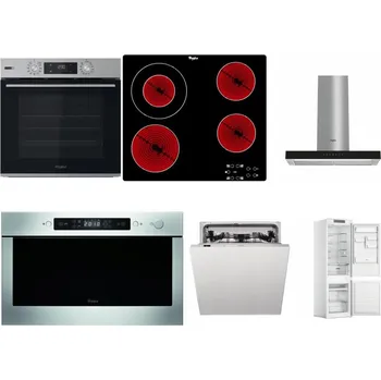 Set domácích spotřebičů WHIRLPOOL OMSK58HU1SX + WHIRLPOOL AKT 8130/NE + WHIRLPOOL WHBS 62F LT K + WHIRLPOOL AMW 439 IX + WHIRLPOOL WIC 3C33 PFE + WHIRLPOOL WHC18 T311
