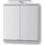 Olsen Spa Arles Led 60 x 64 x 15 cm - vrchní zrcadlová skříňka; galerka s led osvětlením
