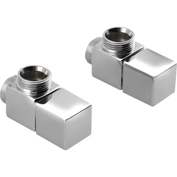 Sapho CUBE připojovací sada ventilů ruční rohová, chrom