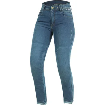 Moto kalhoty Trilobite Downtown 36 ladies blue jeans