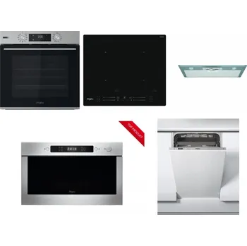 Set domácích spotřebičů WHIRLPOOL OMSK58HU1SX + WHIRLPOOL WL S7260 NE + WHIRLPOOL AKR 650/1 IX + WHIRLPOOL AMW 423/IX + WHIRLPOOL WSIC 3M27 C