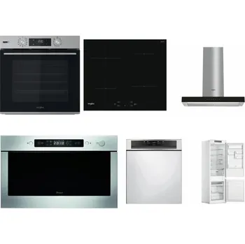Set domácích spotřebičů WHIRLPOOL OMSK58HU1SX + WHIRLPOOL WS Q2760 BF + WHIRLPOOL WHBS 62F LT K + WHIRLPOOL AMW 439 IX + WHIRLPOOL WBC 3C34 PF X + WHIRLPOOL WHC18 T311