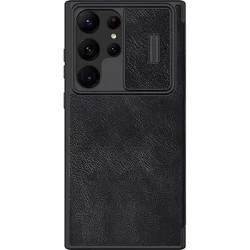 Pouzdro na mobilní telefon Nillkin Qin Book Pro pro Samsung Galaxy S23 Ultra černé