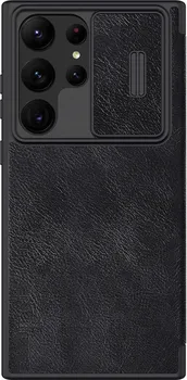 Pouzdro na mobilní telefon Nillkin Qin Book Pro pro Samsung Galaxy S23 Ultra černé
