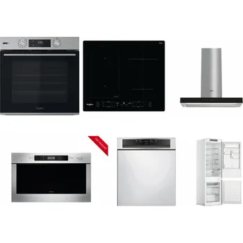 Set domácích spotřebičů WHIRLPOOL OMSK58HU1SX + WHIRLPOOL WL B8160 NE + WHIRLPOOL WHBS 62F LT K + WHIRLPOOL AMW 423/IX + WHIRLPOOL WBC 3C34 PF X + WHIRLPOOL WHC18 T311