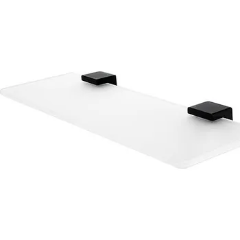 Koupelnový nábytek Nimco KIBO ČERNÁ Ki14091B-40-90 skleněná police 40 cm - černá/matné sklo