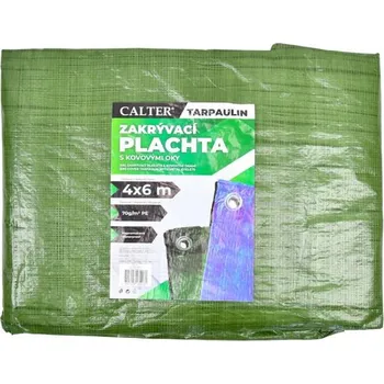 Krycí plachta RULYT Krycí nepromokavá plachta 4x6m 70g/m2 zelená
