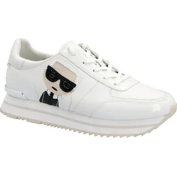 Dámská košile Karl Lagerfeld Kůžoné tenisky velocita II | Barva:bílý | Velikost:36