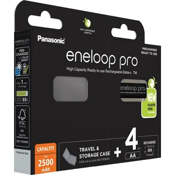 Panasonic Eneloop Pro AA černé 4 ks +…