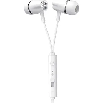 Handsfree Joyroom JR-EL114 handsfree sluchátka iOS / Android - univerzální 3,5mm jack / bílé