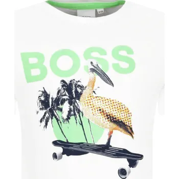 Pánské tričko boss Tričko | Barva:bílý | Velikost:128