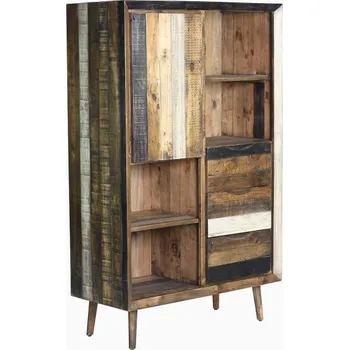 Knihovna Barevná knihovna Cairo recyklované dřevo