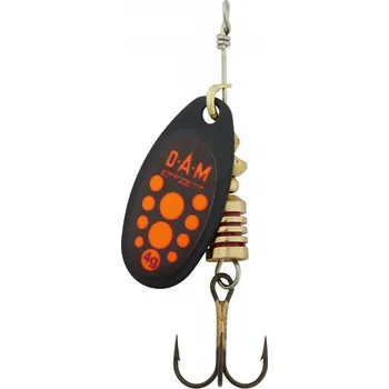 Umělá nástraha DAM rotační třpytka Standart Spinner - Black Red Váha: 3g