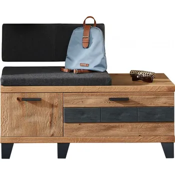 Stolička Lavice do předsíně částečně divoký dub Perseus 110 cm