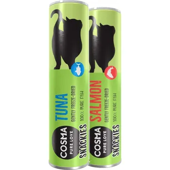 Krmivo pro kočku 46g Cosma Snackies - 2 druhy (tuňák, losos)