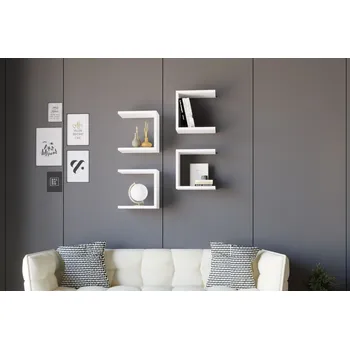 police ASIR Nástěnná police BASE bílá