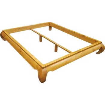 Postel Dřevěná postel přírodní China 140x190