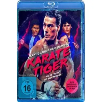 Blu-ray film Karate Tiger - Uncut, 1 Blu-ray: USA – Corey Yuen,Kurt McKinney,Jean-Claude Van Damme,J. W. Fails,Kathie Sileno,Timothy D. Baker (DE)