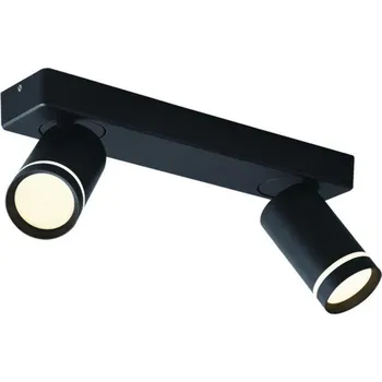 Bodové svítidlo ACA Lighting nástěnné a stropní svítidlo 2XGU10 DIVINO černá hliník IP20 32X7X13,5CM RA3632SBK