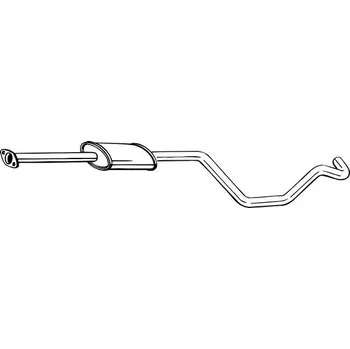 Výfukový systém Střední tlumič výfuku BOSAL 284-617