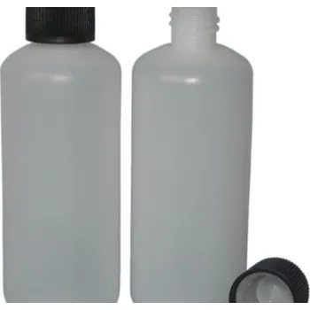 Lékovka 100 ml lahvička + uzávěr s dětskou pojistkou natur/černá