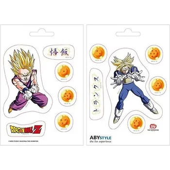 Samolepící dekorace ABYstyle Samolepky Dragon Ball - Gohan & Trunks