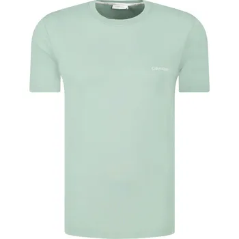 Pánské tričko Calvin Klein Tričko CHEST LOGO | Barva:mátově zelený | Velikost:S