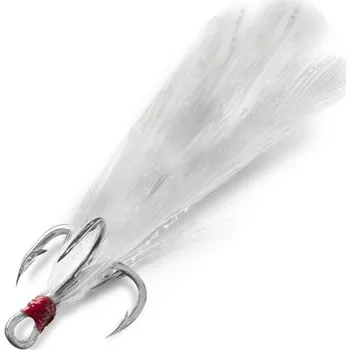 Rybářský háček Trojháček Delphin B!RD - barva bílá vel. 10