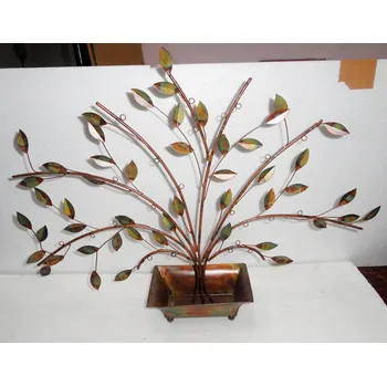 Věšák Noemova archa Stojan na šperky Keř s listy z Indie, 60 cm