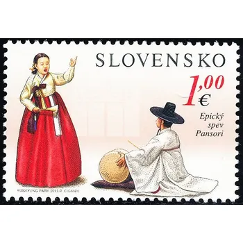 Sběratelství Spoločné vydanie s Kóreou: Epický spev Pansori - Slovensko č. 540