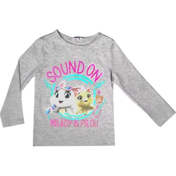 Šedé tričko s dlouhým rukávem 44 Gatti Velikost: 110