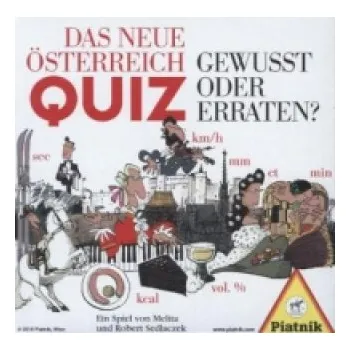Desková hra Das neue Österreich-Quiz – Melita Sedlaczek,Robert Sedlaczek (DE)
