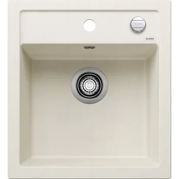 Granitový dřez Blanco DALAGO 45 bílá soft s excentrem 527059