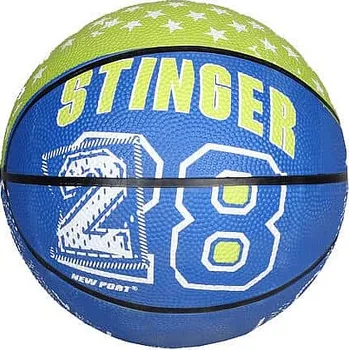Basketbalový míč New Port Print Mini basketbalový míč zelená Velikost míče: č. 3