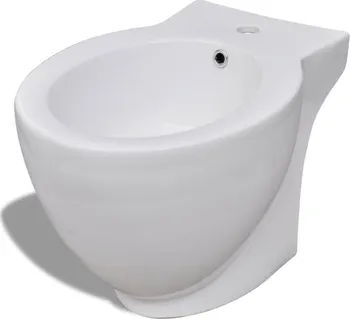 Bidet Kulatý keramický bidet volně stojící 140665 bílý