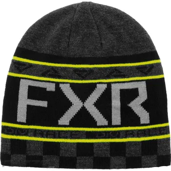 Čepice Dětský kulich FXR Race Division Beanie Youth Charcoal Heather Hi-Vis Dětská - Boys